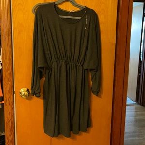 Boutique dress. Dark gray. Never worn (washed only)
